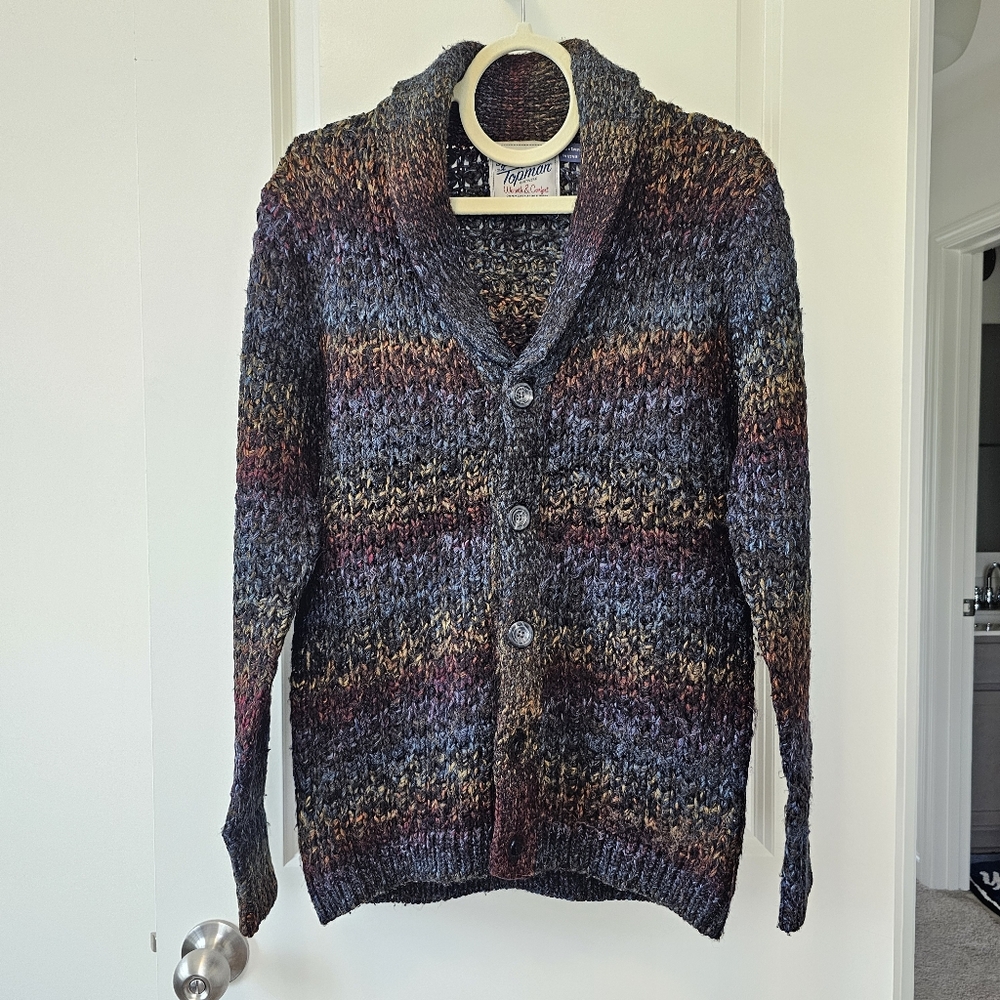 Topman Men's Cardigan Sweater